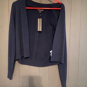 Banana Republic navy open front cardigan